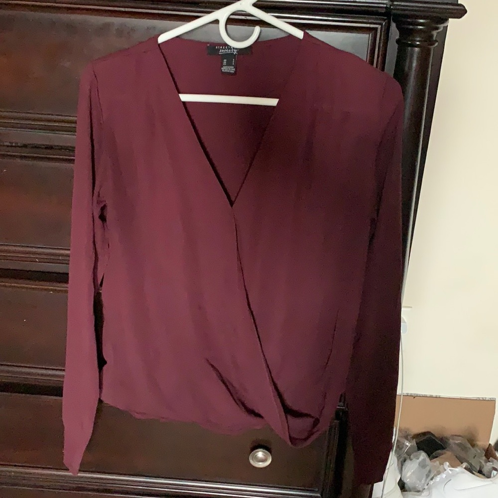 Maroon Blouse